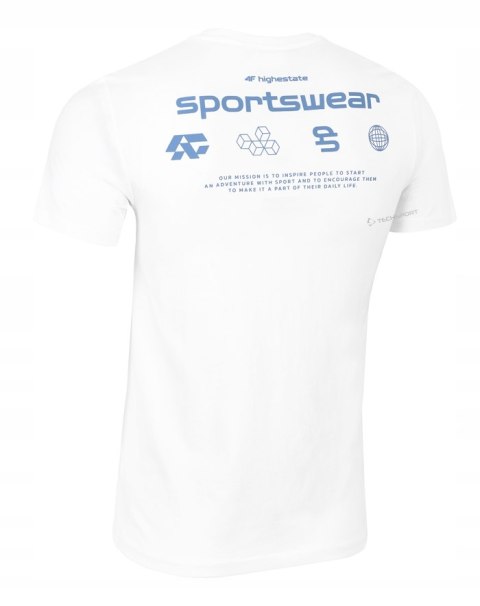 4F MĘSKA KOSZULKA T-SHIRT BAWEŁNA / rozm XL 4F MĘSKA KOSZULKA T-SHIRT BAWEŁNA / rozm XL