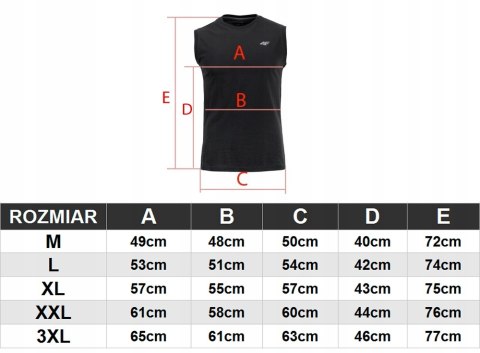 4F ZESTAW 2szt. KOSZULKA NA RAMIĄCZKACH / XXXL 3XL 4F ZESTAW 2szt. KOSZULKA NA RAMIĄCZKACH / XXXL 3XL