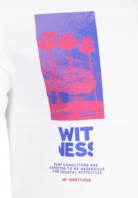 4F MĘSKA KOSZULKA T-SHIRT BAWEŁNA / rozm L 4F MĘSKA KOSZULKA T-SHIRT BAWEŁNA / rozm L
