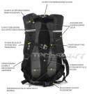 HI-TEC WYGODNY LEKKI PLECAK TREKKINGOWY 25L