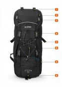 HI-TEC GÓRSKI PLECAK TREKKINGOWY V-LITE 50L