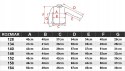 4F GRUBA CHŁOPIĘCA KURTKA PUCHOWA PIKOWANA / rozm 152