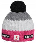 MARKOWA CIEPŁA CZAPKA ZIMOWA EISBAR STAR POMPON MU 403346 142 WEŁNA MERINO